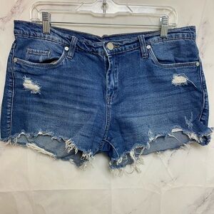 BLANK NYC The Astor Cut Off Denim Jean Shorts size 30